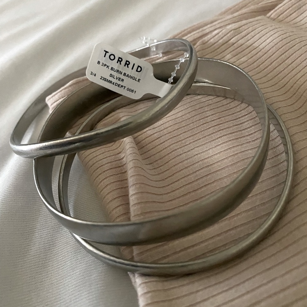 Torrid 3pack silver band